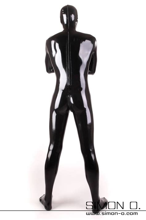 latex anzug mann